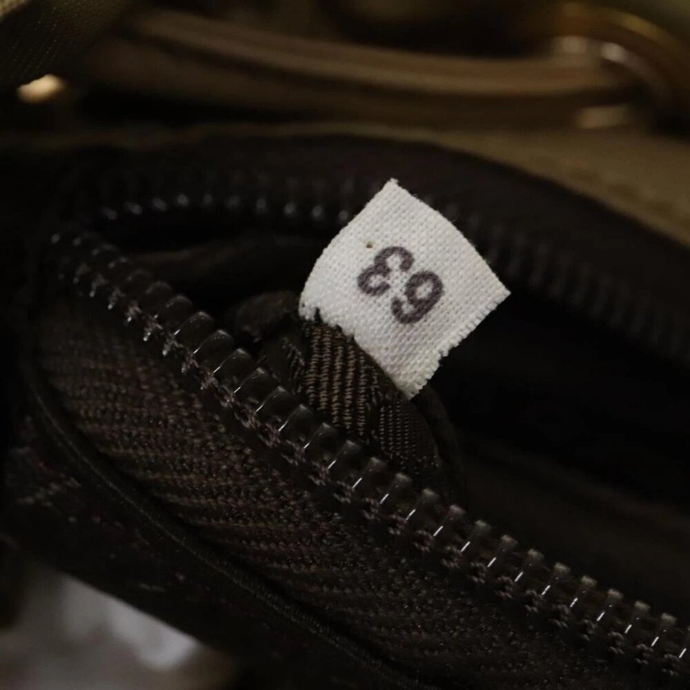 PRADA Chain Backpack Nylon Khaki Gold Auth - Picture 10 of 16